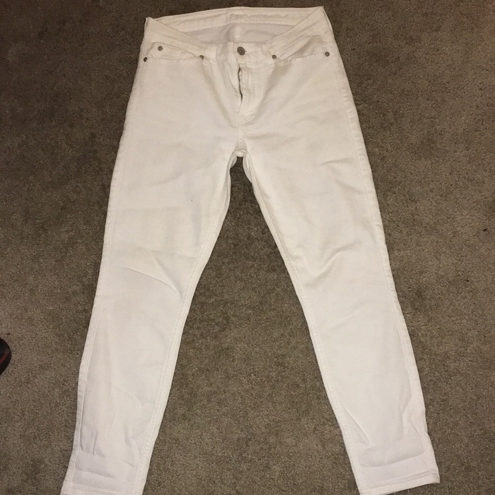 7 for all Mankind white Denim Jeans Size 28